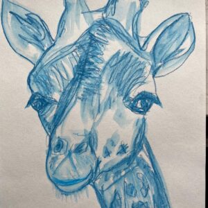 Blue Giraffe